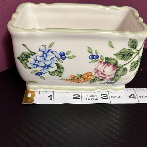 Vintage Garden Floral Ceramic Sugar Packet Holder by PRINCESS HOUSE 2286 - Picture 6 of 9